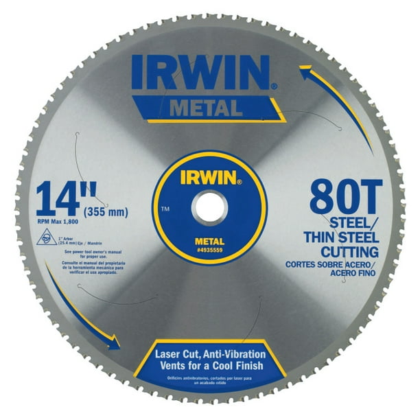 14 Inch x 80 Tooth Metal Aluminum Carbide Circular Saw Blade Wood Cutting Disc 